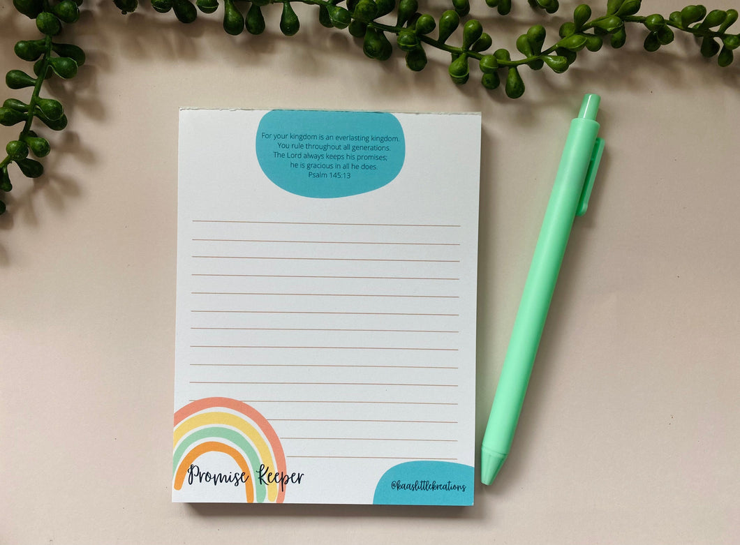 “Promise Keeper” Notepad & Pen Set