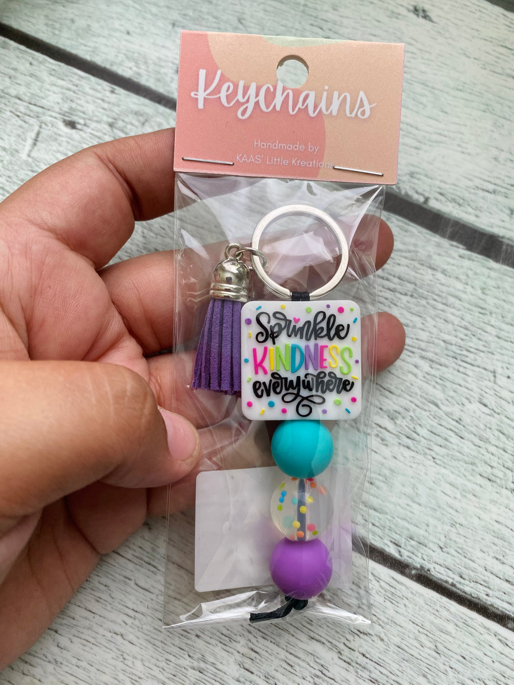 “Sprinkle Kindness Everywhere” Keychain